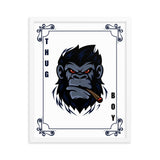 Bold Gorilla Vibes - Framed Thug Boy Poster - - Wooden Framed Posters