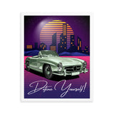 Timeless Drive - Define Yourself - - Wooden Framed Posters