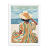 Seaside Reflections - A Tranquil Escape - - Framed Poster