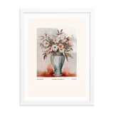 Neutral Beauty - Blossoms in Harmony - White 18″×24″ - Framed Posters