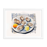 Taste of the Sea - Framed Coastal Art - White 18″×24″ - Framed Posters