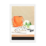 Polka Dots & Sunshine - Framed Poster - White 24″×36″ - Framed Posters