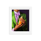 Unexpected Companions - Artful Whimsy - White 8″×10″ - Framed Posters