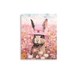 Springtime Delight - Bunny in Pink - 11″×14″ -