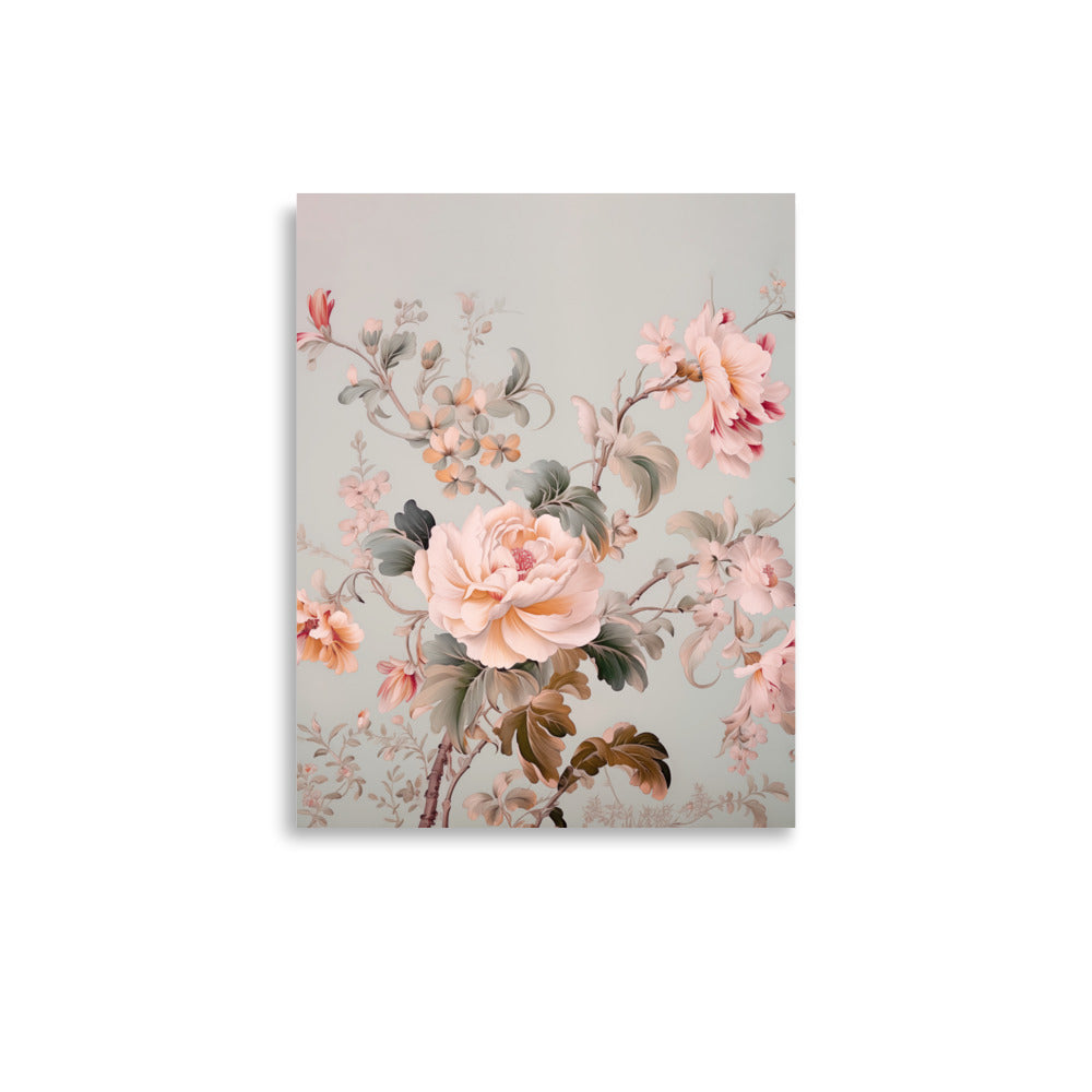 Blossoming Elegance - A Floral Symphony - 11″×14″ - Posters