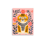 Charming Tiger Bloom - Colorful Poster - 11″×14″ - Posters