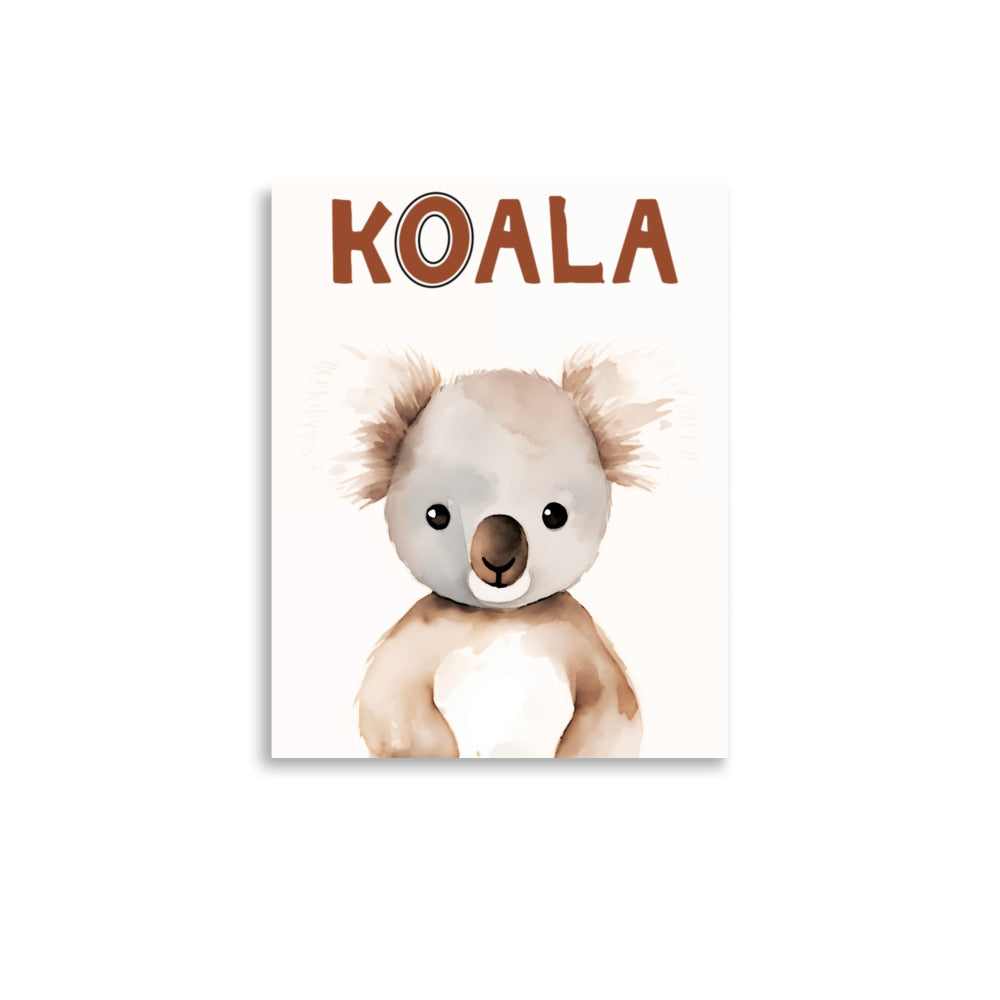 Cuddly Koala - Heartwarming Wall Art - 11″×14″ - Posters