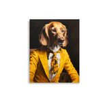 Dapper Dog in Golden Hues - A Touch of Class - 11″×14″ - Matte Poster