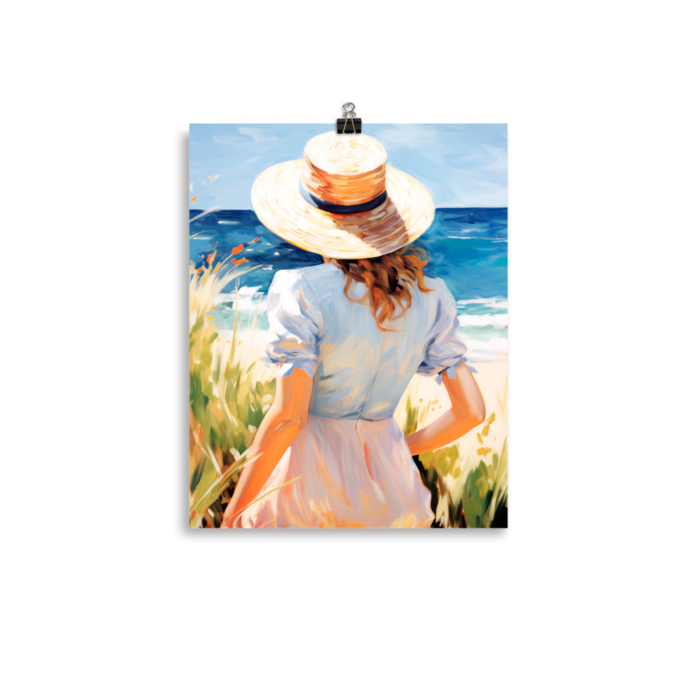 Summer Serenity - Beachside Bliss Art - 11″×14″ - Posters