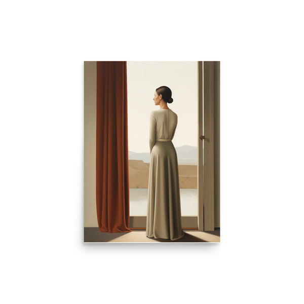 Quiet Contemplation - Elegant Simplicity - 12″×16″ - Posters