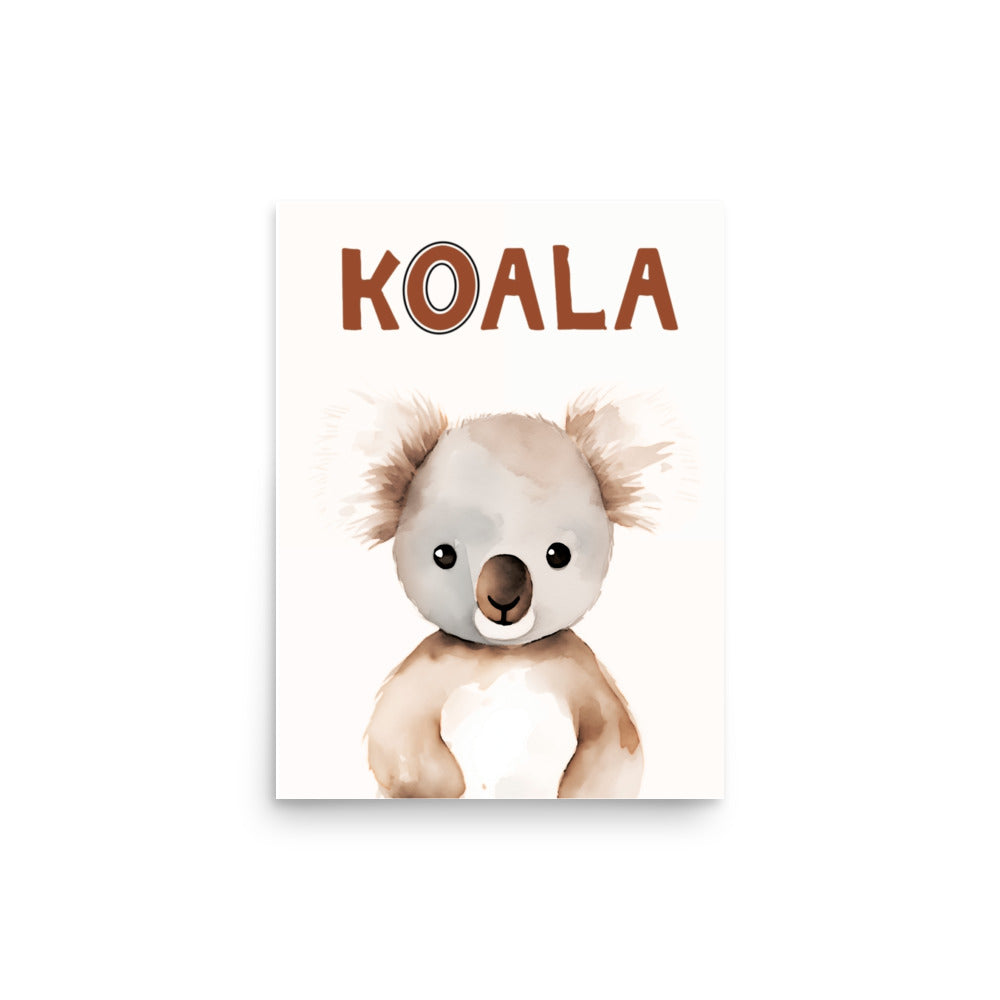 Cuddly Koala - Heartwarming Wall Art - 12″×16″ - Posters