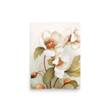 Ethereal Blooms - Timeless Floral Art - 12″×16″ - Posters