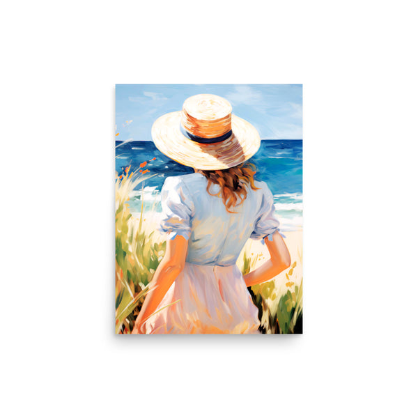 Summer Serenity - Beachside Bliss Art - 12″×16″ - Posters