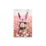 Springtime Delight - Bunny in Pink - 12″×18″ -