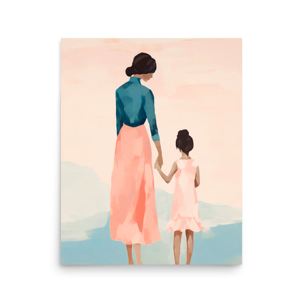 Mother and Child - A Timeless Embrace - 16″×20″ - Posters