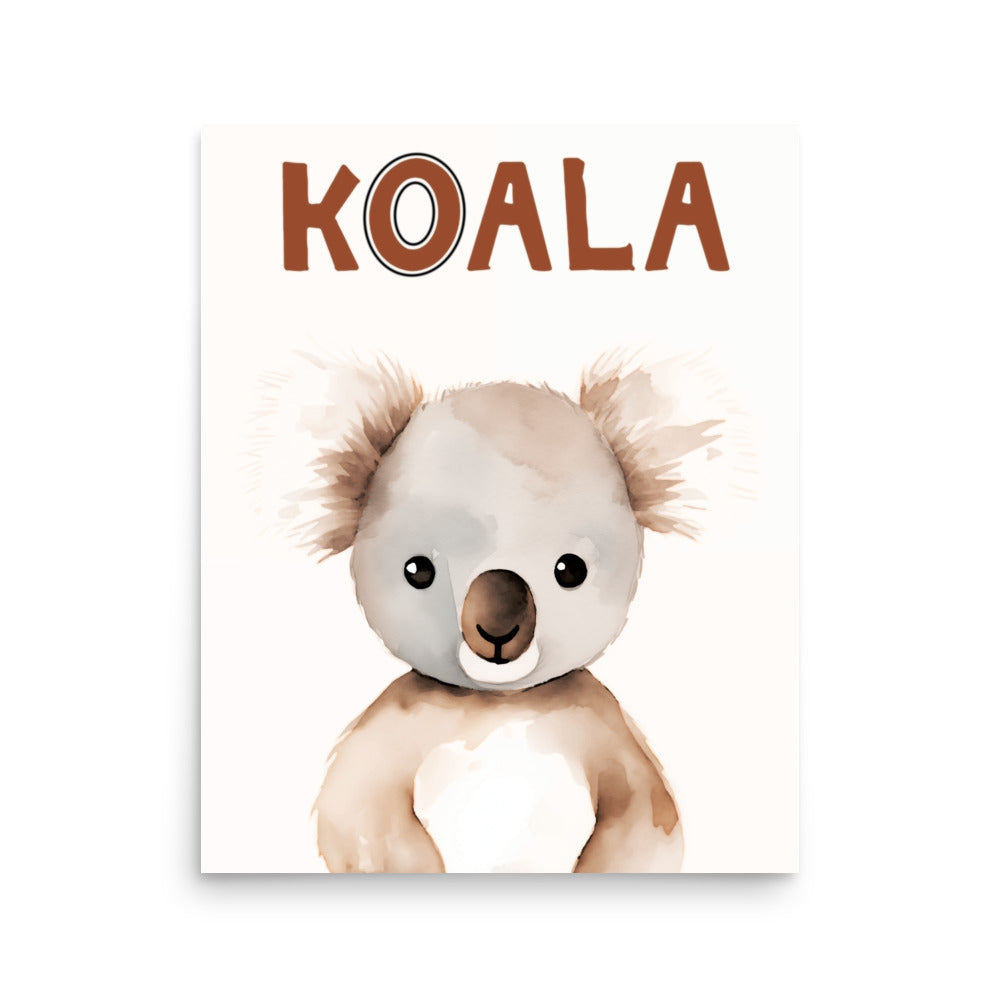 Cuddly Koala - Heartwarming Wall Art - 16″×20″ - Posters