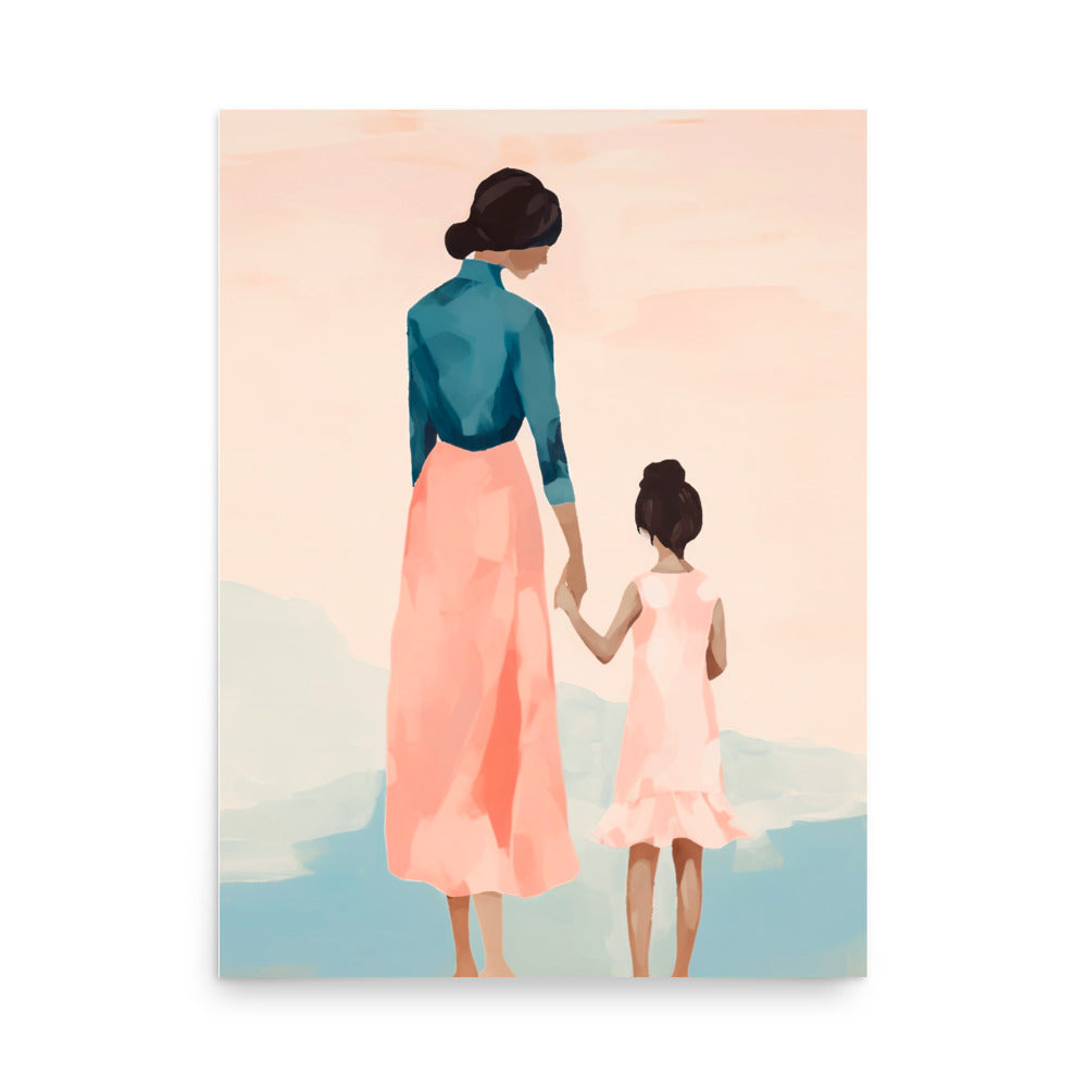 Mother and Child - A Timeless Embrace - 18″×24″ - Posters