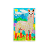 Llama in Paradise - Artistic Wall Decor - 20″×30″ -