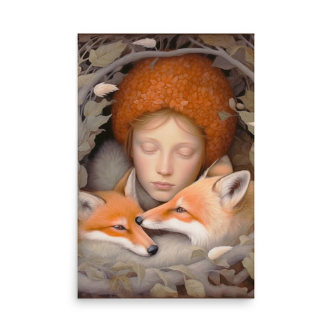 Image of Forest Harmony - Framed Matte Poster