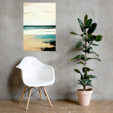 Tranquil Horizons - Serene Seascape Art - 24″×36″ - Posters