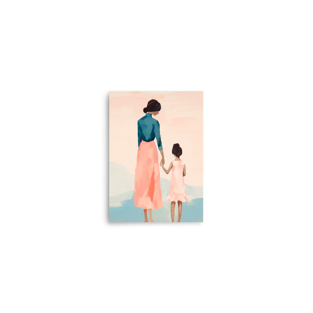 Mother and Child - A Timeless Embrace - 5″×7″ - Posters