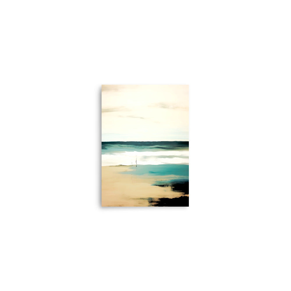 Tranquil Horizons - Serene Seascape Art - 5″×7″ - Posters