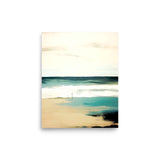 Tranquil Horizons - Serene Seascape Art - 8″×10″ - Posters