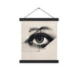 The Eye of Emotion - Capturing Moments - Black 11″×14″ - Poster With Hanger