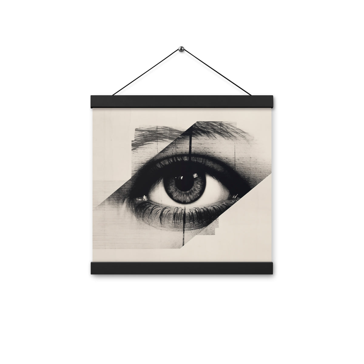 The Eye of Emotion - Capturing Moments - Black 12″×12″ - Poster With Hanger