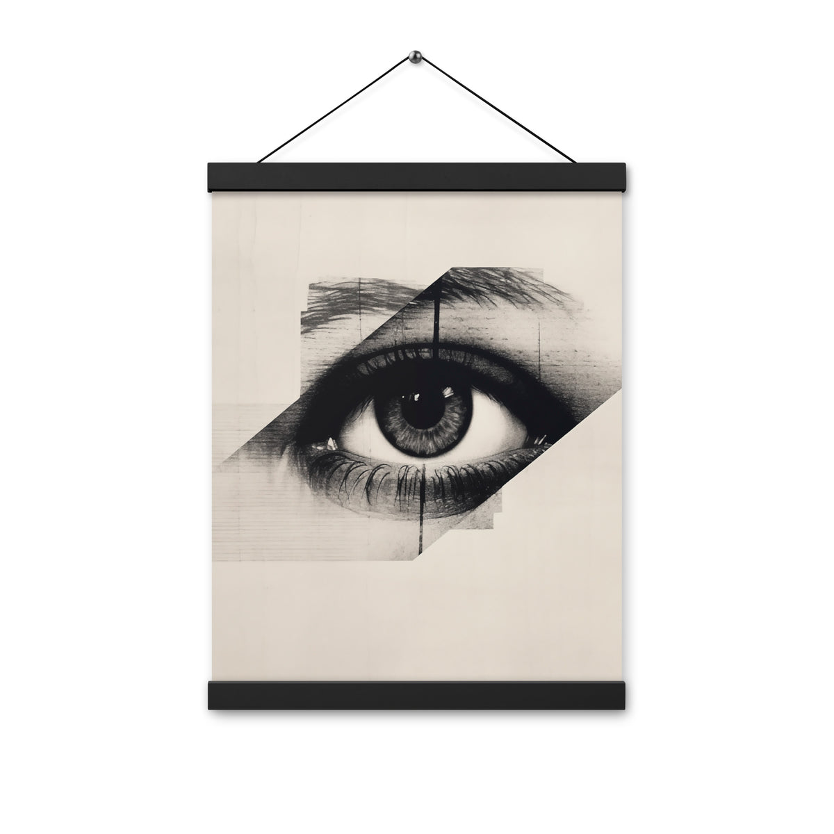 The Eye of Emotion - Capturing Moments - Black 12″×16″ - Poster With Hanger