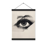 The Eye of Emotion - Capturing Moments - Black 12″×16″ - Poster With Hanger