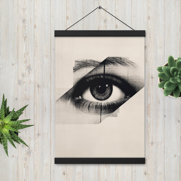 The Eye of Emotion - Capturing Moments - Black 12″×18″ - Poster With Hanger