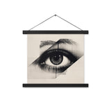 The Eye of Emotion - Capturing Moments - Black 14″×14″ - Poster With Hanger