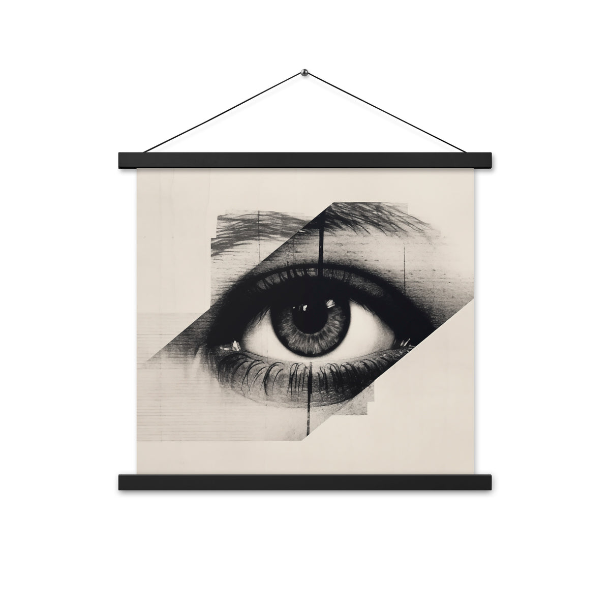 The Eye of Emotion - Capturing Moments - Black 18″×18″ - Poster With Hanger