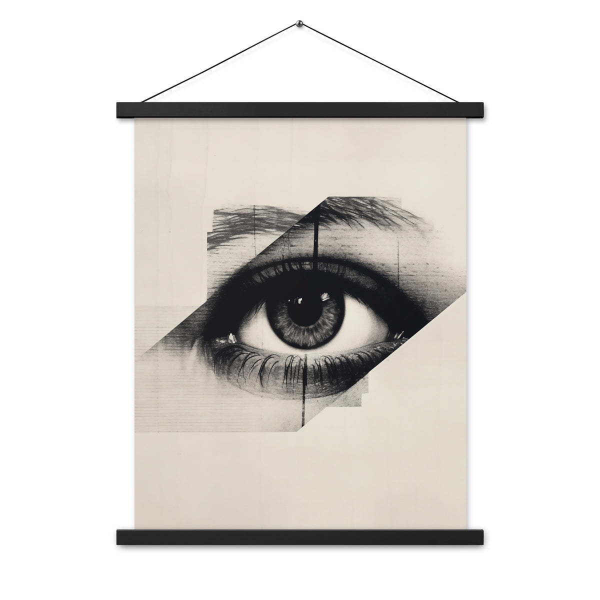 The Eye of Emotion - Capturing Moments - Black 18″×24″ - Poster With Hanger