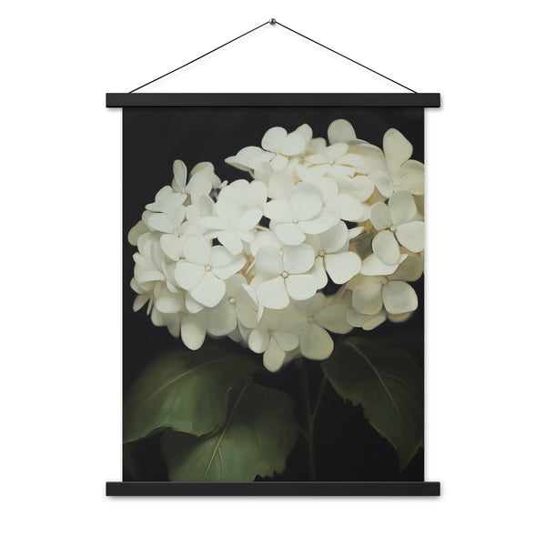 Elegant Hydrangeas - Serenity in Bloom Wall Art - - Posters With Hanger