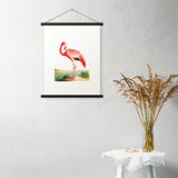 Radiant Flamingo - Tropical Elegance - - Poster With Hanger