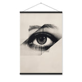 The Eye of Emotion - Capturing Moments - Black 24″×36″ - Poster With Hanger