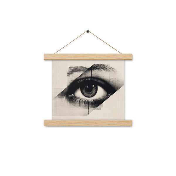 The Eye of Emotion - Capturing Moments - Oak 10″×10″ - Poster With Hanger