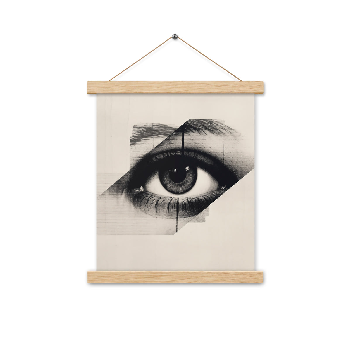 The Eye of Emotion - Capturing Moments - Oak 11″×14″ - Poster With Hanger