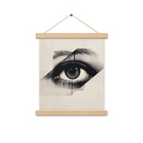 The Eye of Emotion - Capturing Moments - Oak 11″×14″ - Poster With Hanger