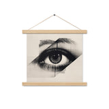 The Eye of Emotion - Capturing Moments - Oak 14″×14″ - Poster With Hanger