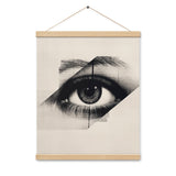 The Eye of Emotion - Capturing Moments - Oak 16″×20″ - Poster With Hanger