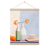 Elegant Balance - Artful Still Life - Oak 16″×20″ - Posters With Hanger