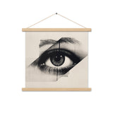 The Eye of Emotion - Capturing Moments - Oak 18″×18″ - Poster With Hanger