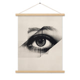 The Eye of Emotion - Capturing Moments - Oak 18″×24″ - Poster With Hanger