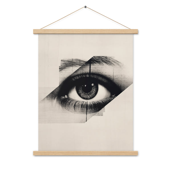 The Eye of Emotion - Capturing Moments - Oak 18″×24″ - Poster With Hanger