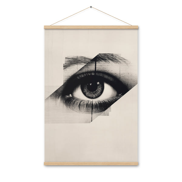 The Eye of Emotion - Capturing Moments - Oak 24″×36″ - Poster With Hanger