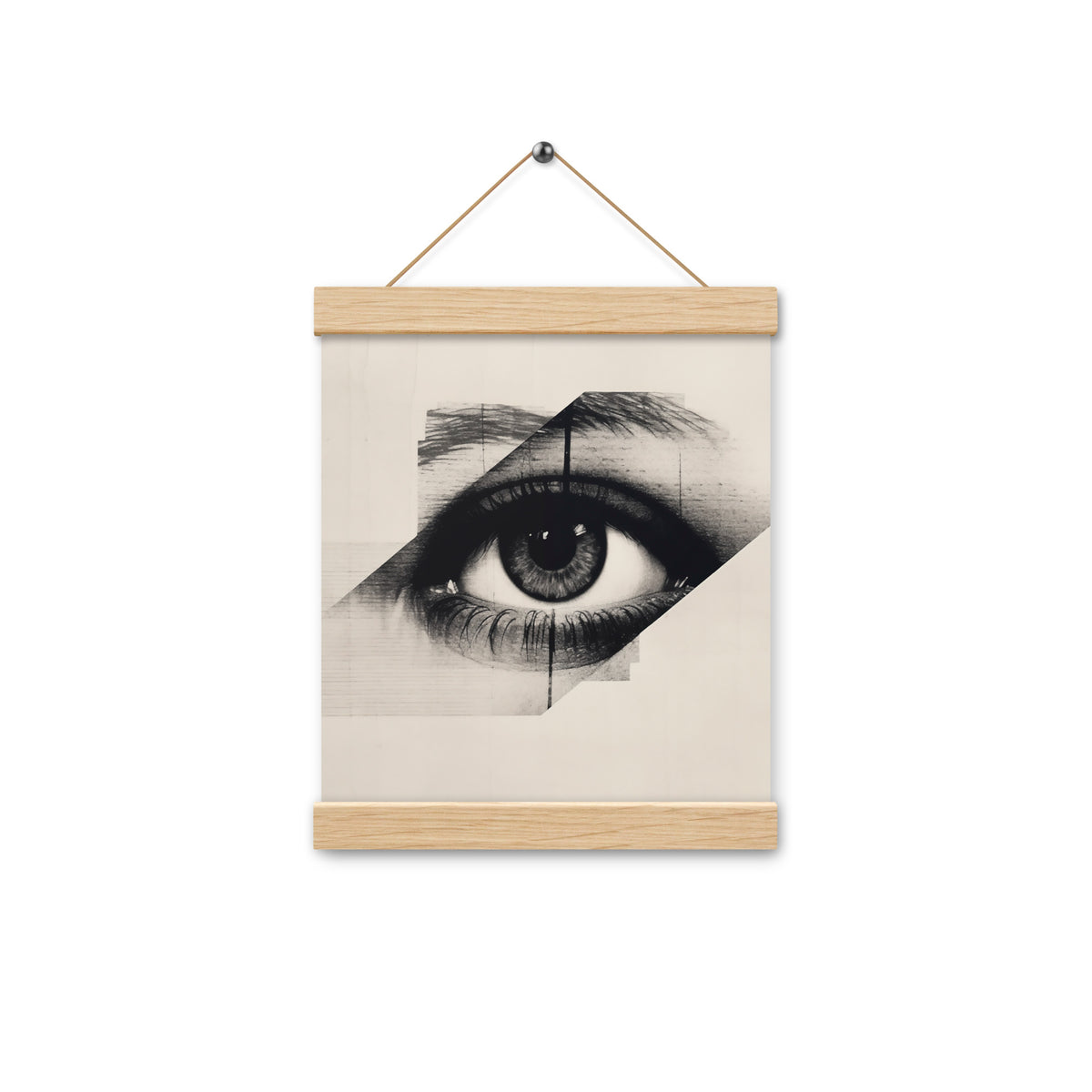 The Eye of Emotion - Capturing Moments - Oak 8″×10″ - Poster With Hanger