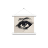 The Eye of Emotion - Capturing Moments - White 10″×10″ - Poster With Hanger